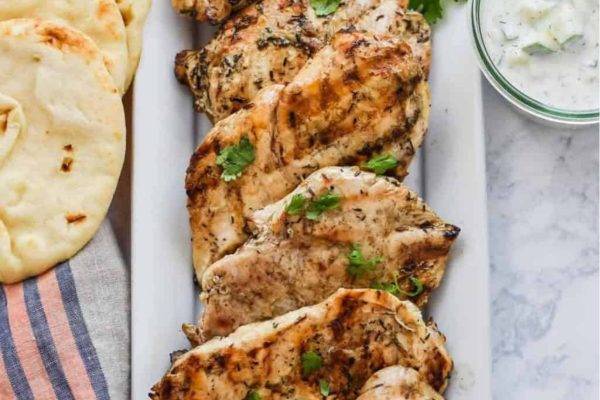 Keto Grilled Chicken Souvlaki {Gluten Free}.