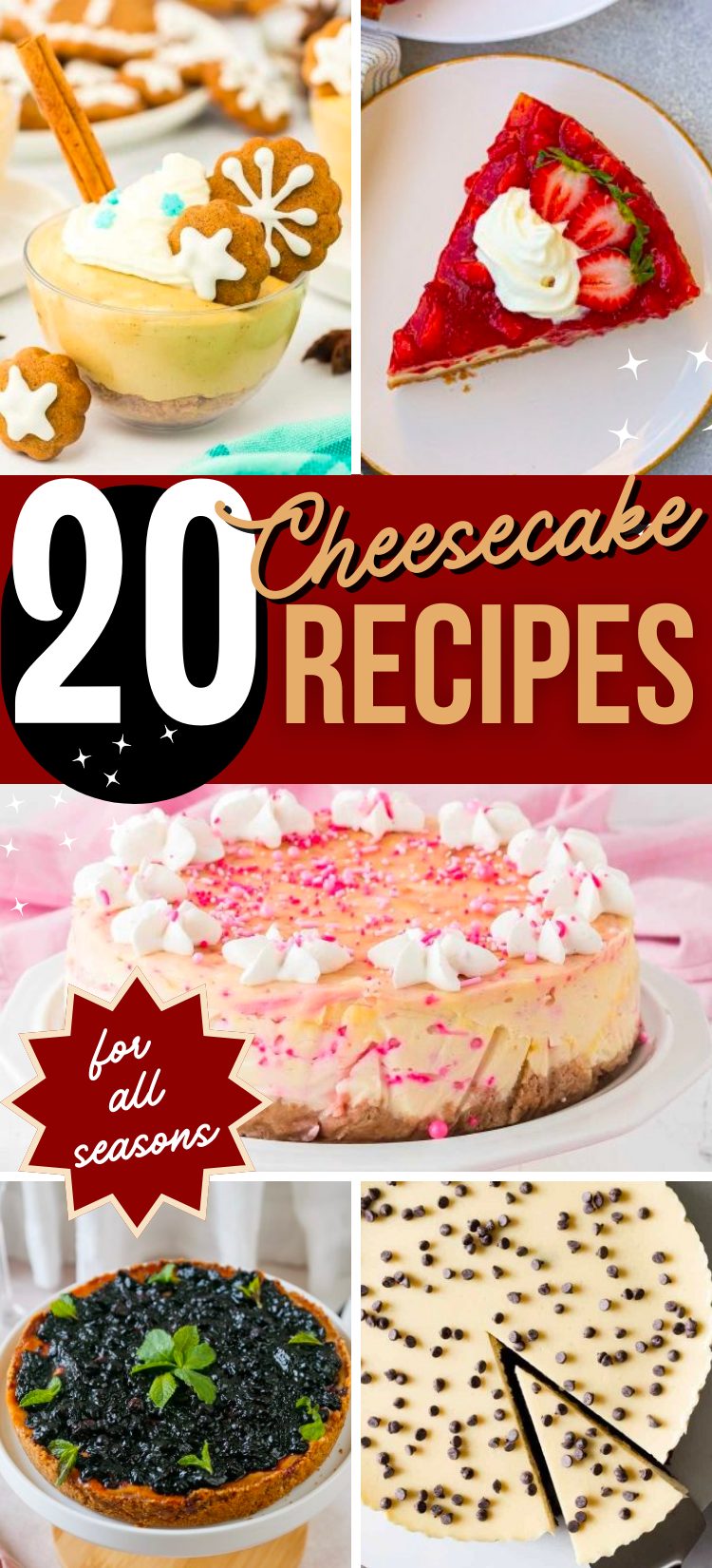 Explore 20 delightful cheesecake recipes suitable for all tastes.