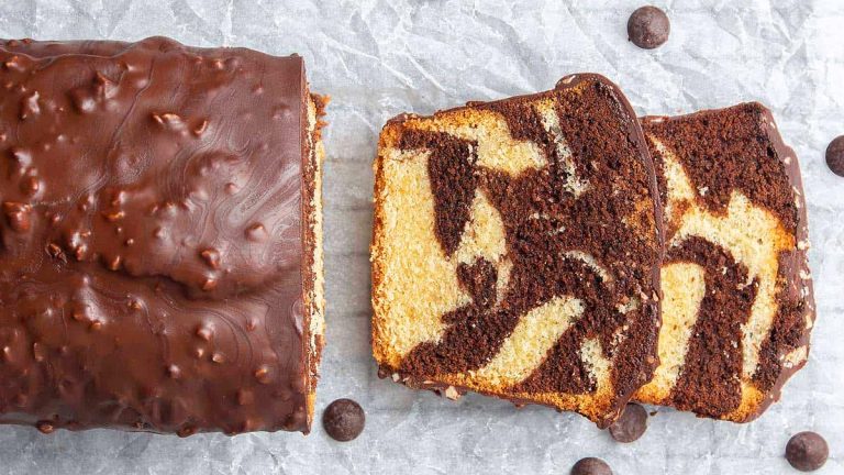 Chocolate Marble Loaf Cake.