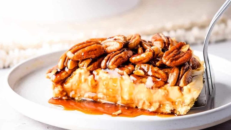No Bake Pecan Pie Cheesecake.