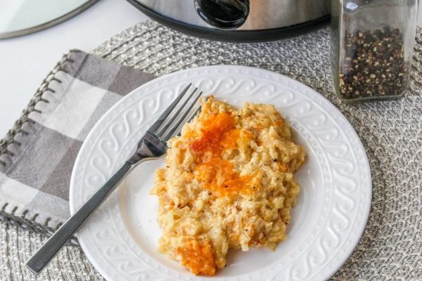 Instant pot cheesy risotto.