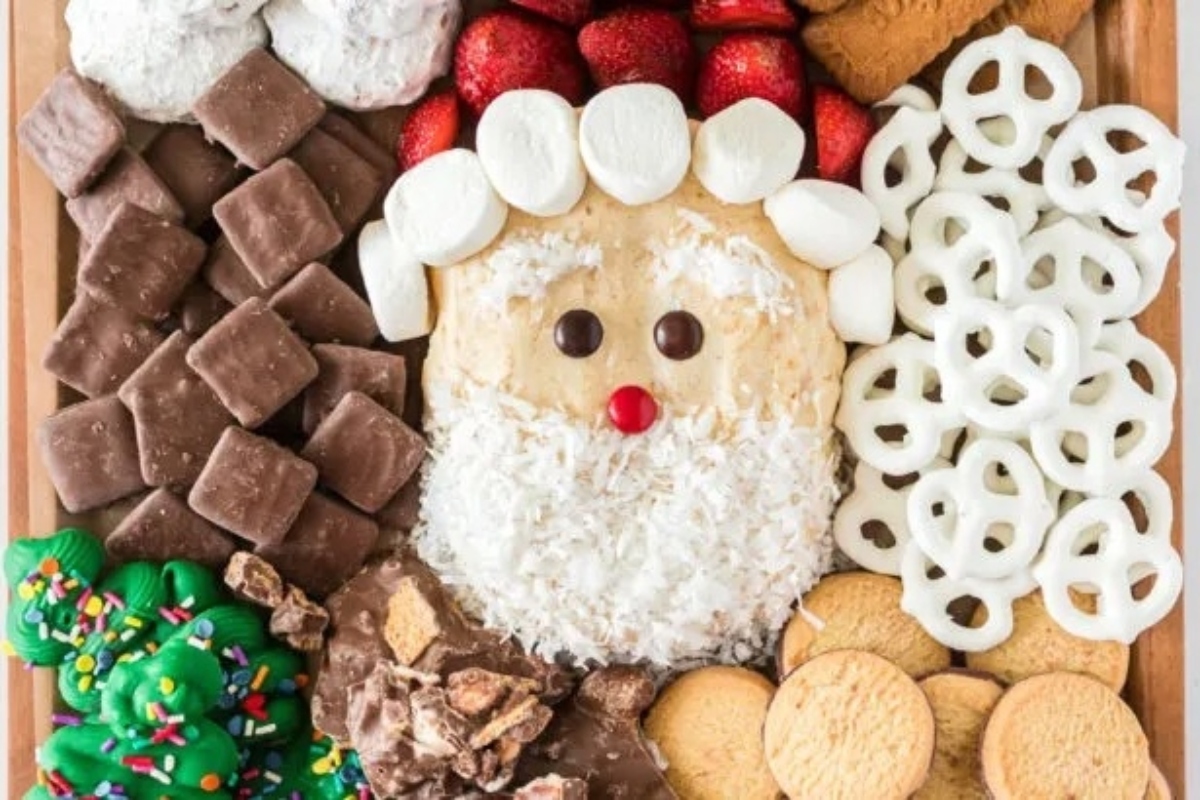 Christmas cookie tray.