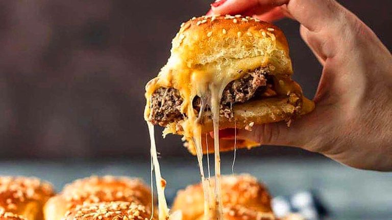 Baked Cheeseburger Sliders.