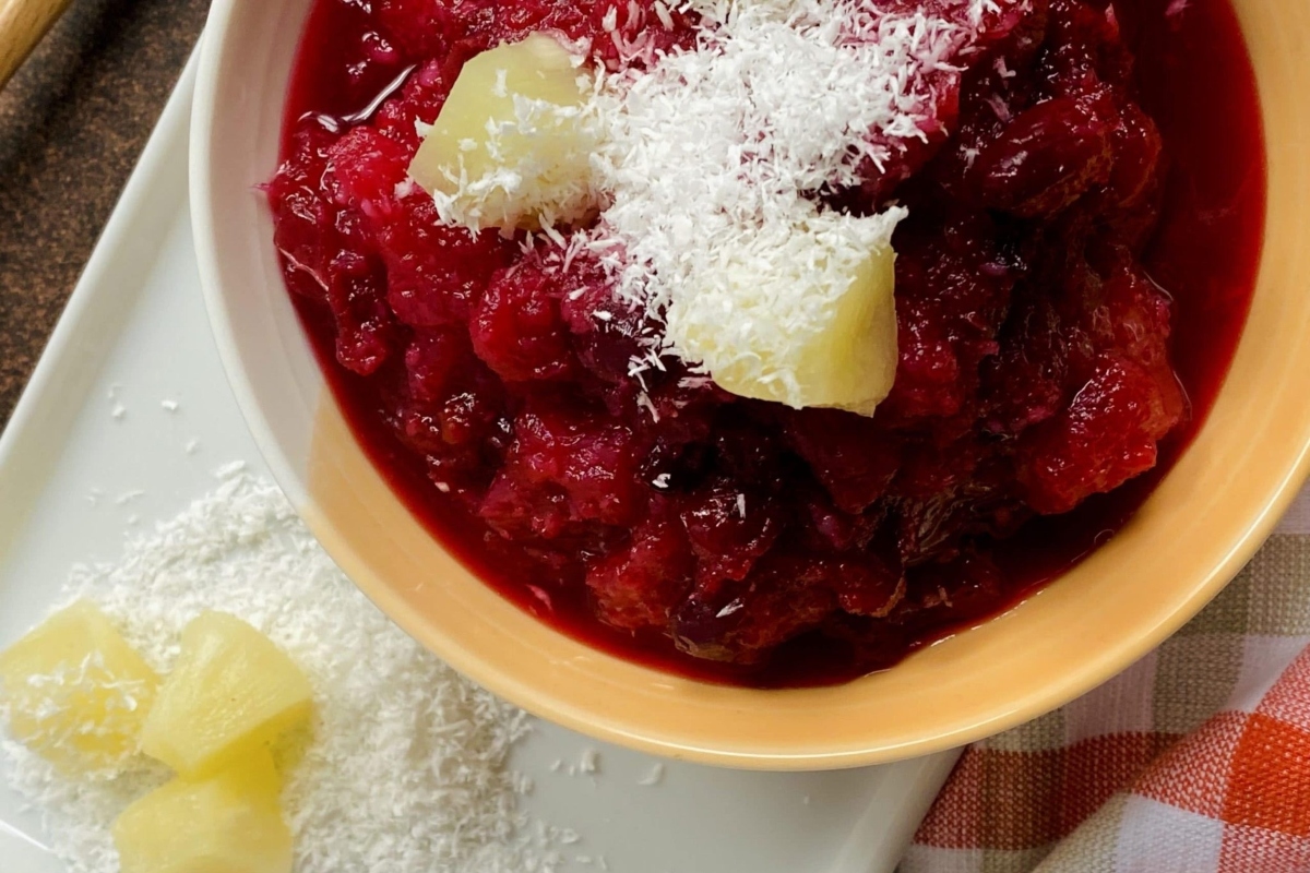 pina colada cranberry sauce plated scaled scaled 1