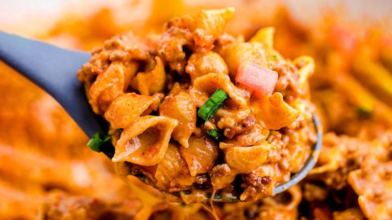 One Pot Taco Macaroni and Cheese.