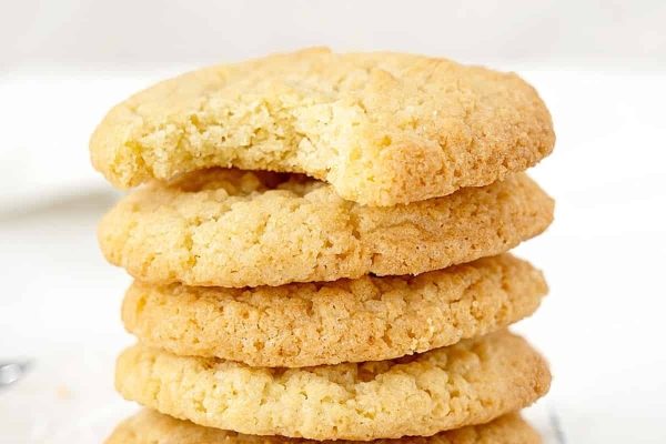 A stack of cookies, a perfect result from following your favorite recipe using pantry staples.