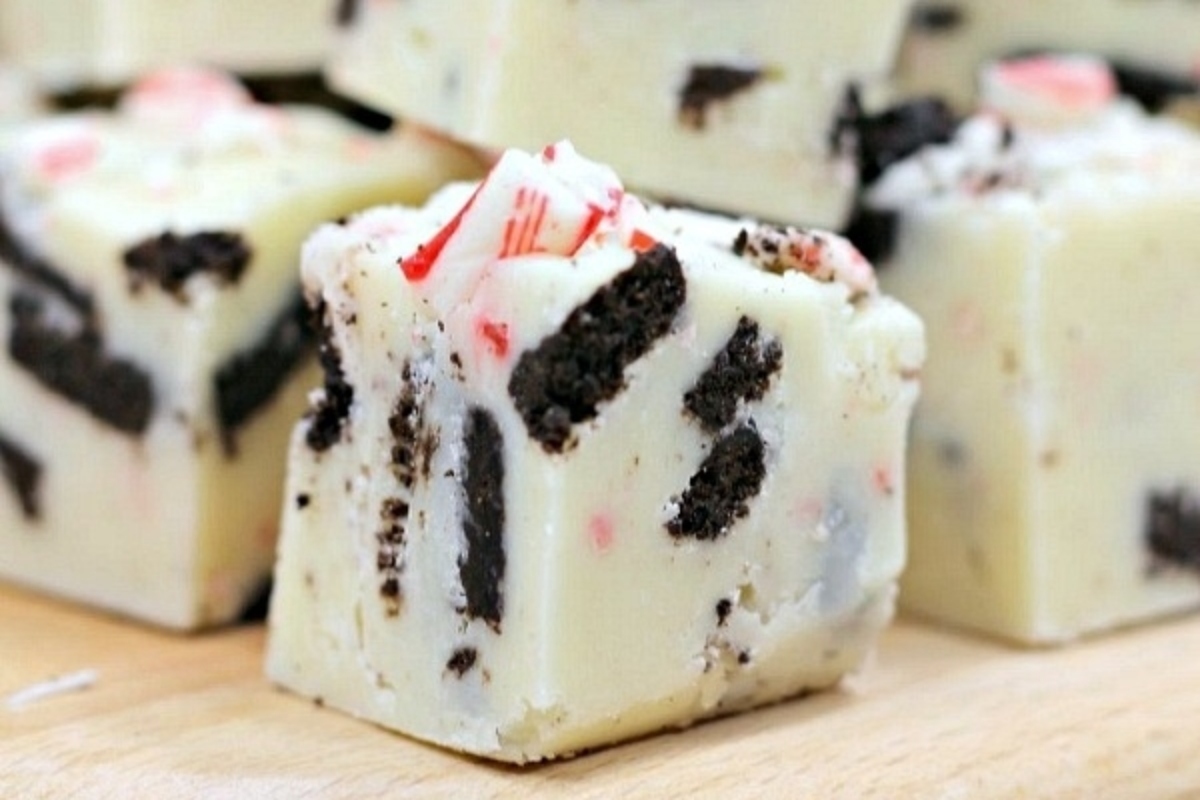 White chocolate and peppermint fudge recipes.