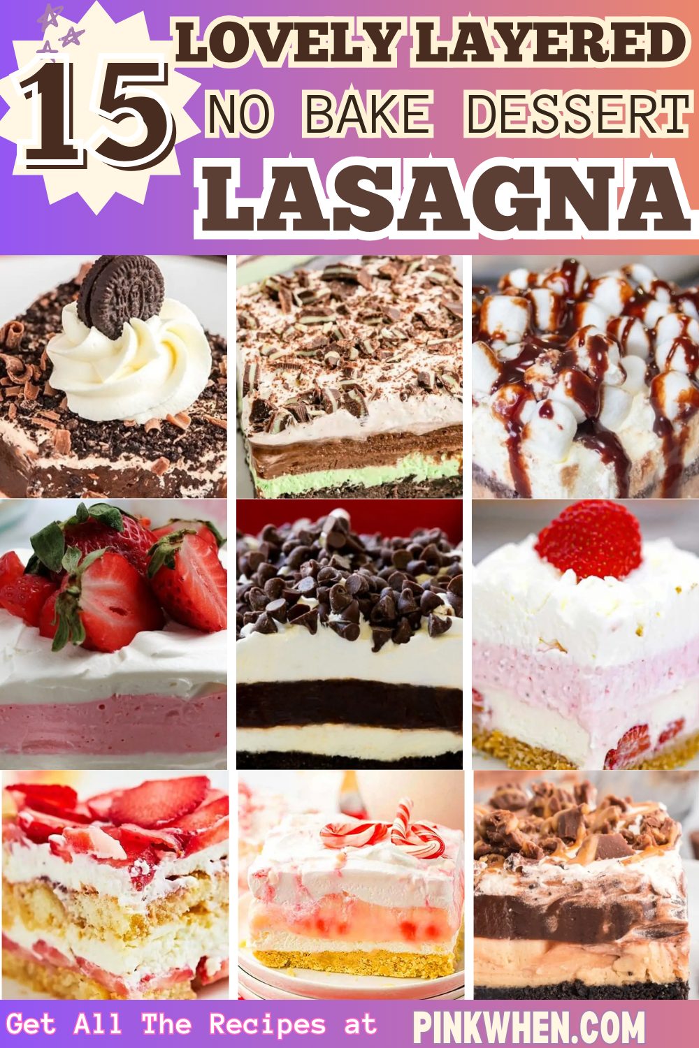 18 Lovely Layered No Bake Dessert Lasagna Recipes
