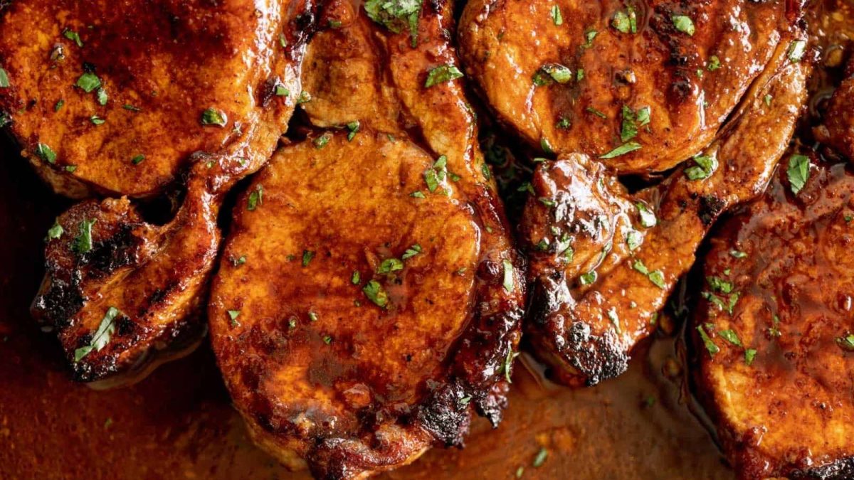 Cafe Delites Bbq Baked Pork Chops
