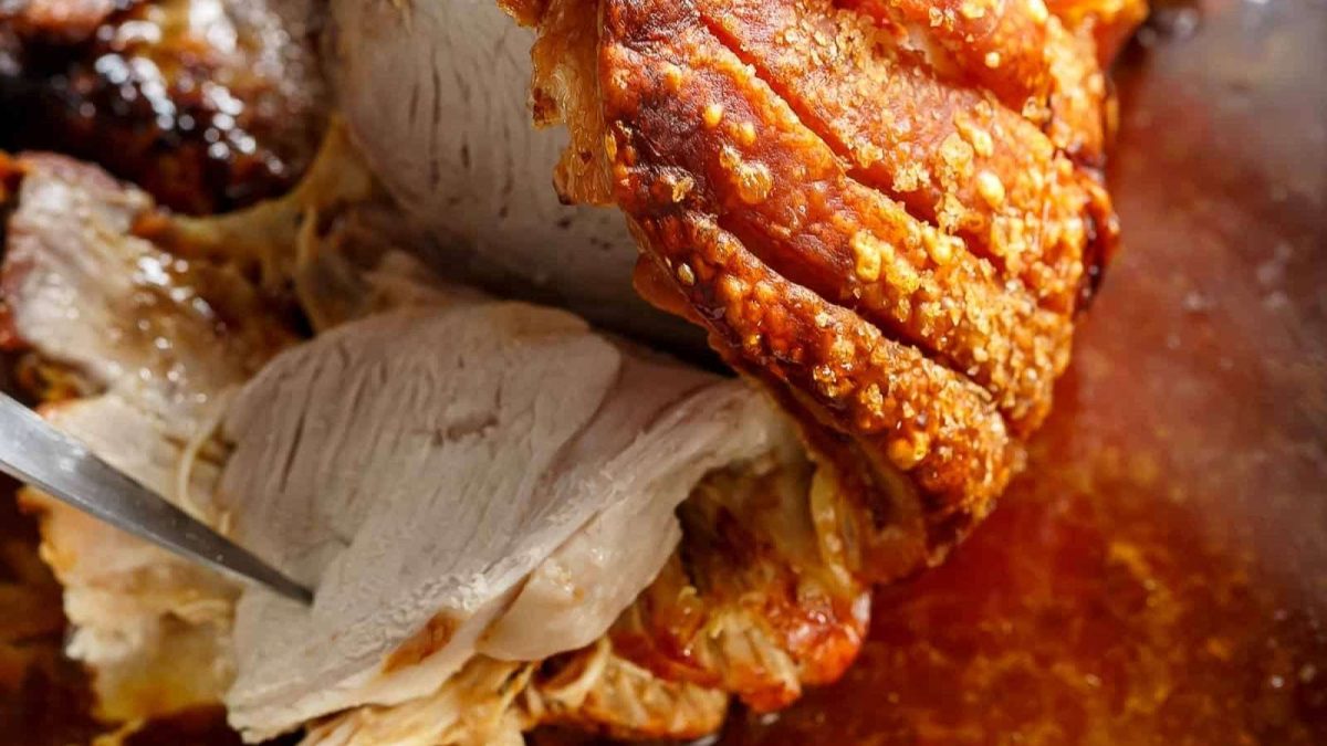 Cafe Delites Pork Roast With Crackle