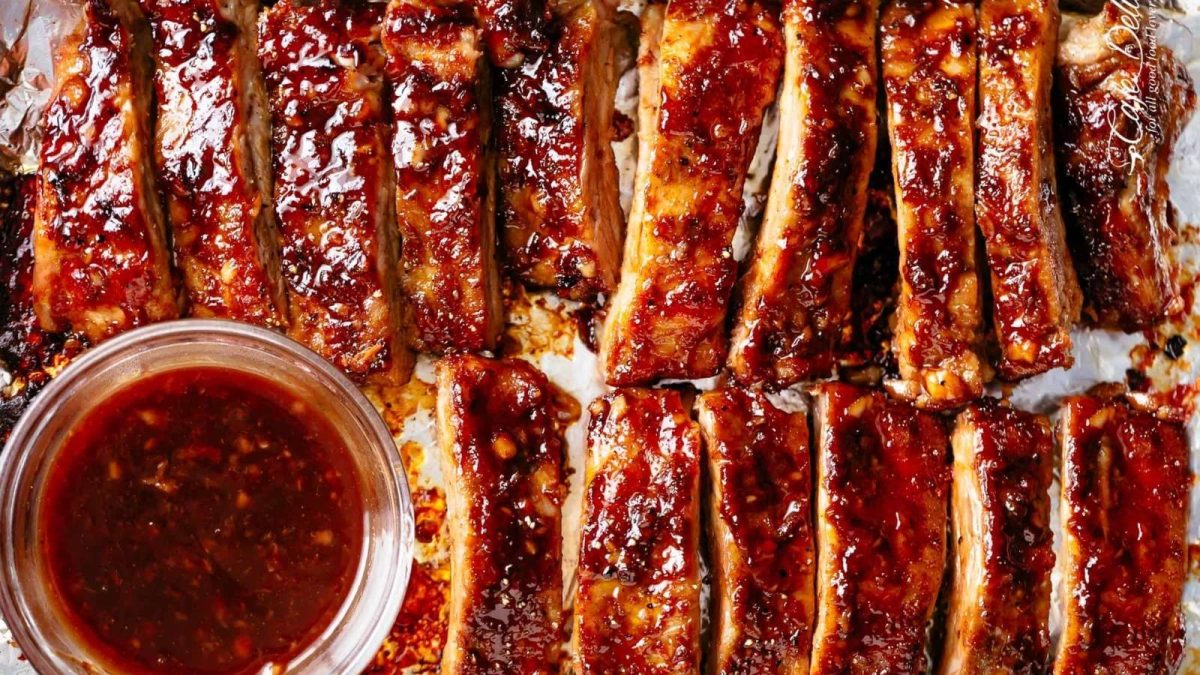 Cafe Delites Sticky Oven Barbecue Ribs