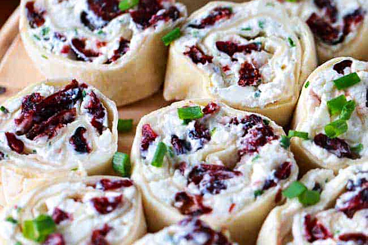 Cranberry Feta Pinwheels 21
