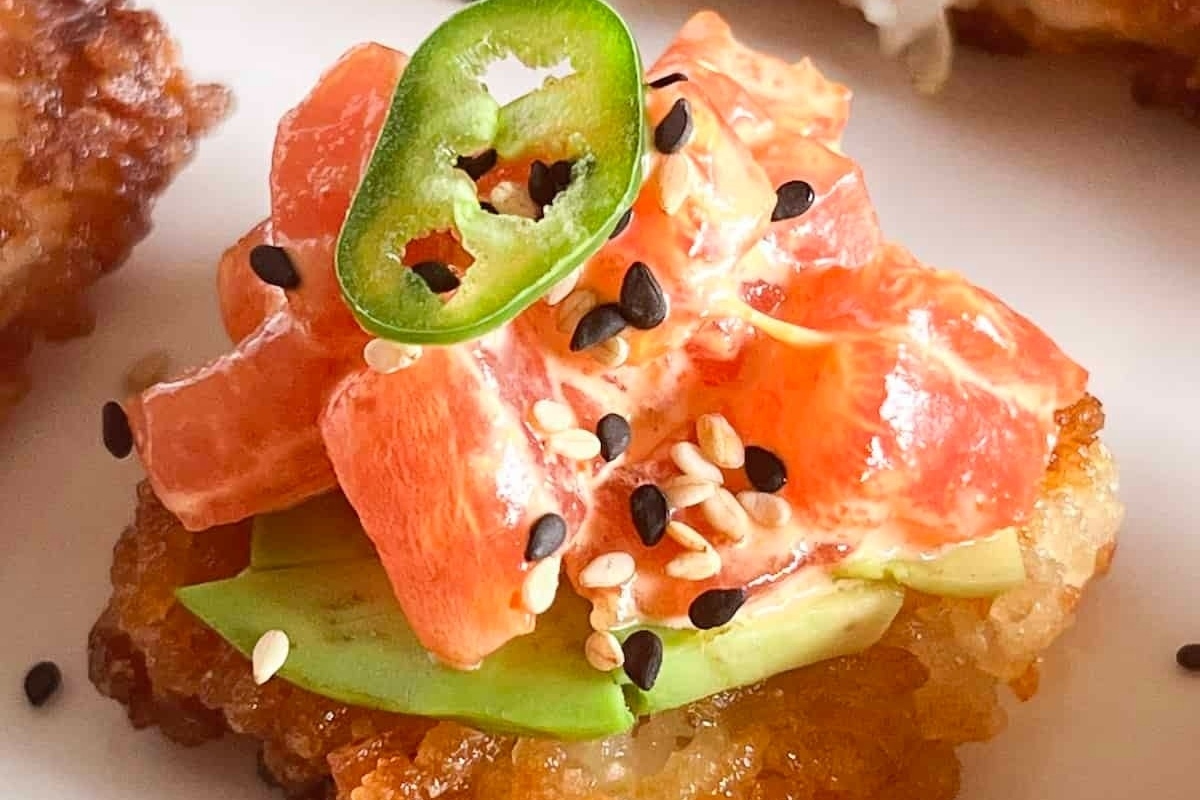Crispy Rice With Spicy Tuna
