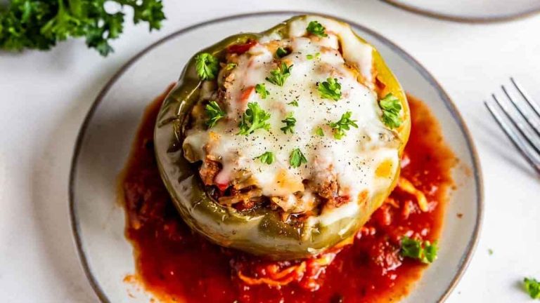 Crockpot stuffed peppers.