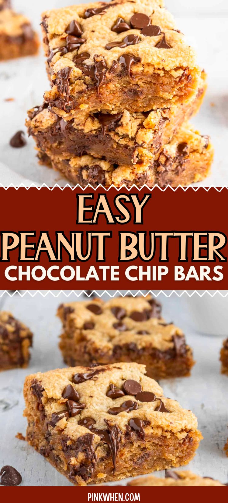 Easy Peanut Butter Chocolate Chip Bars
