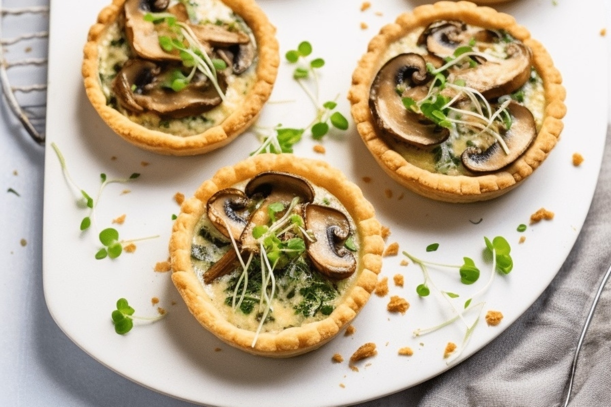 Keto Mushroom and Gruyere Tartlets A Savory Low Carb Delight