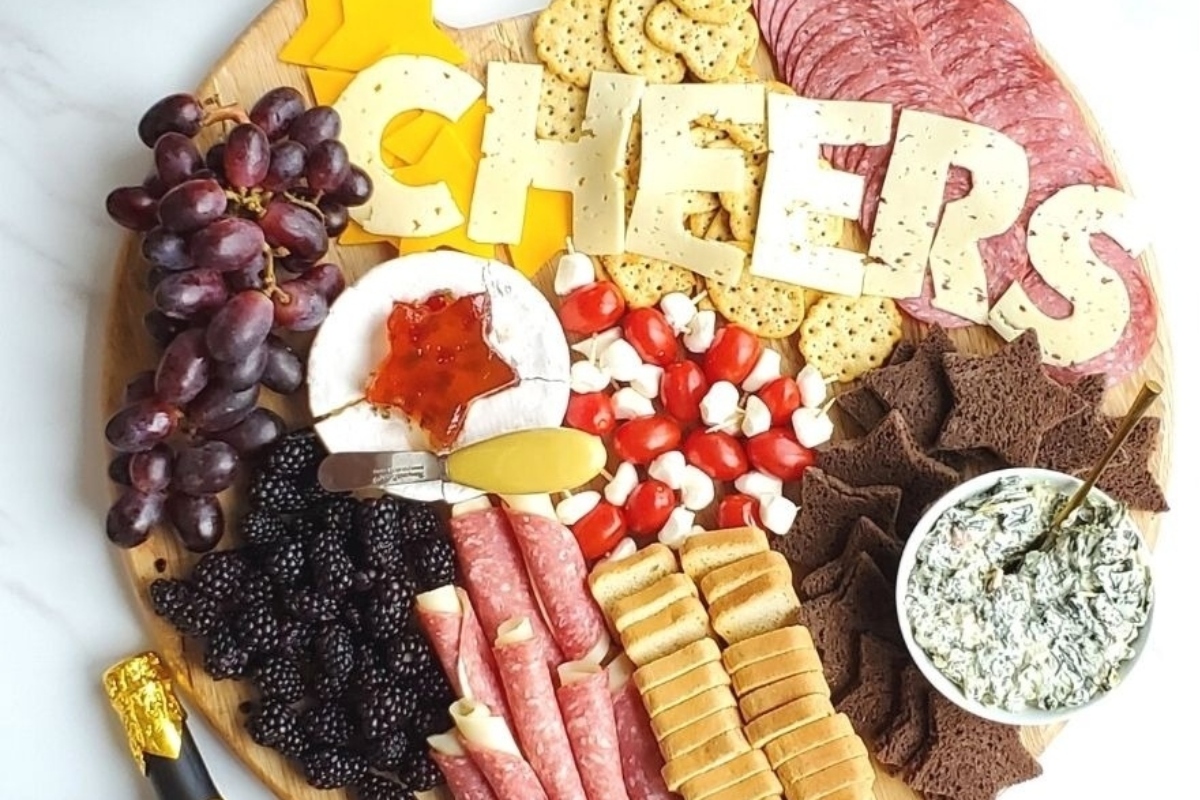 New YearS Eve Charcuterie Board
