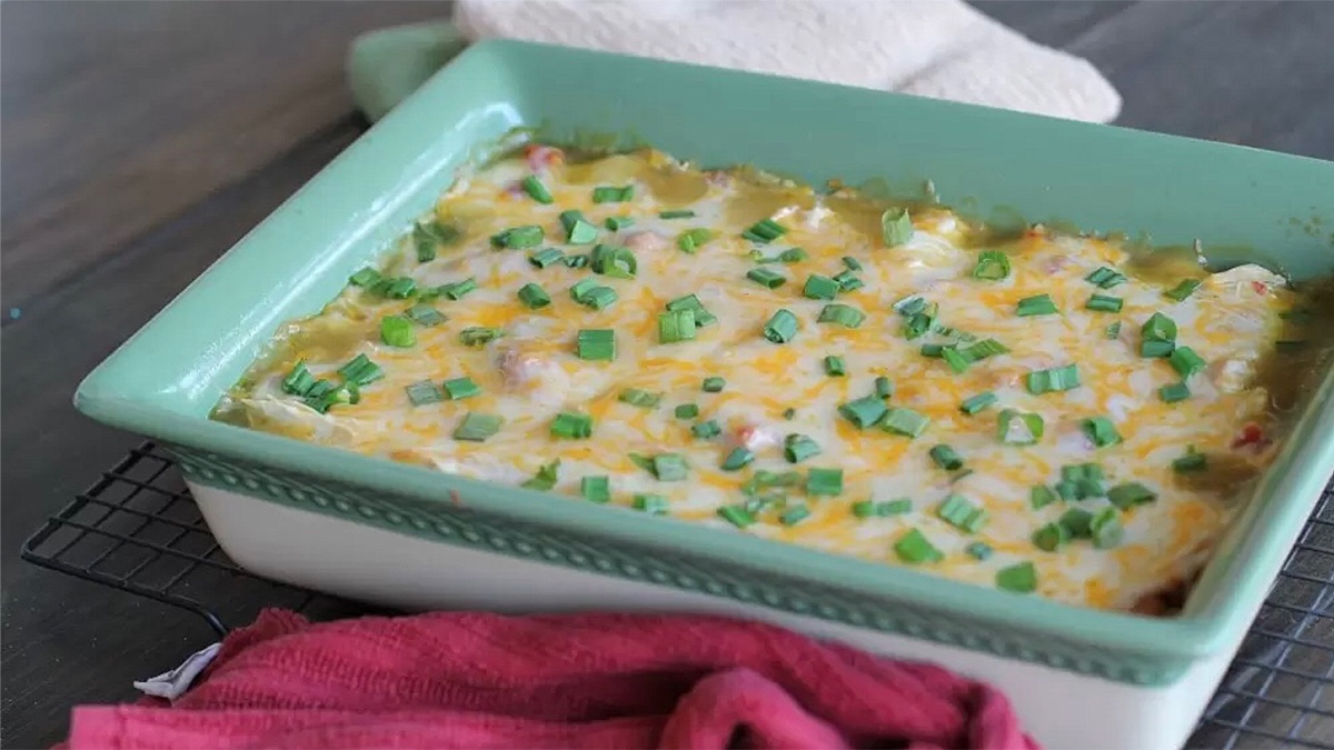 Chicken Enchilada Casserole Recipe.