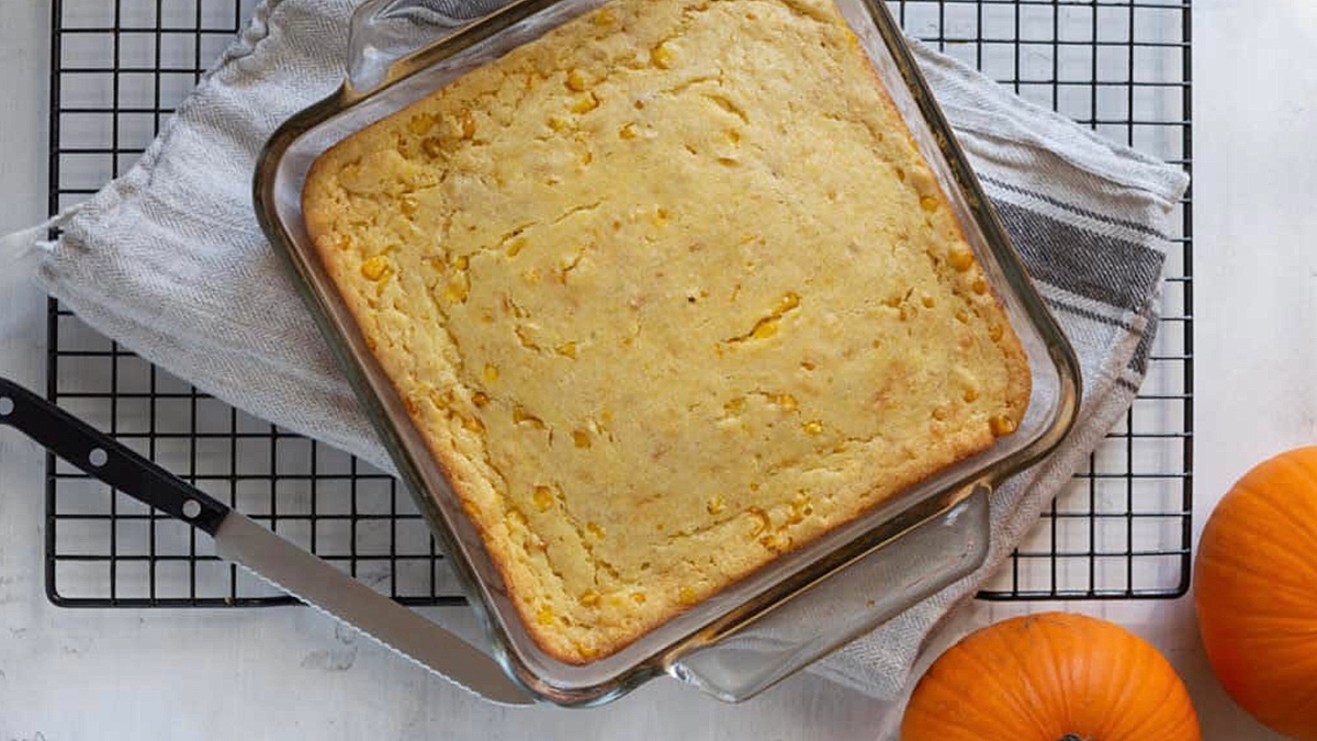 Gluten Free Corn Casserole.