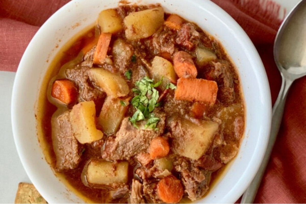 Stew with Carrots and Potatoes.