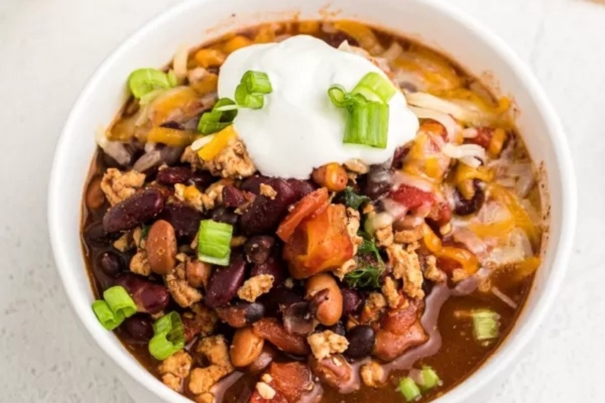 Slow Cooker Turkey Chili