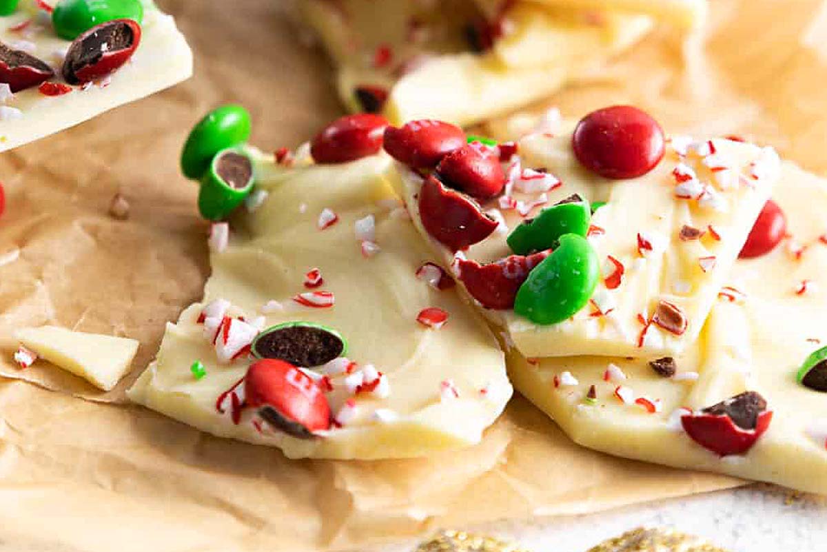 White Chocolate Christmas Crack. 
