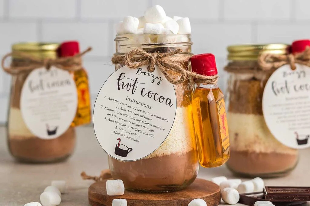 boozy hot chocolate gift kit