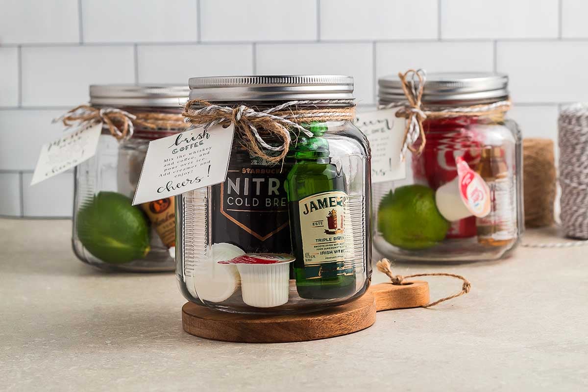 mason jar cocktail gift set 1