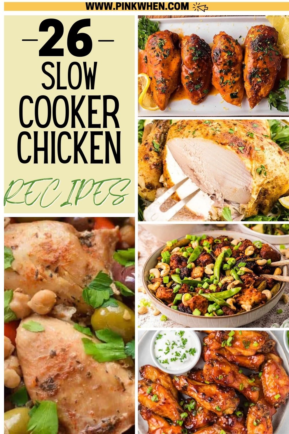 31 Slow Cooker Chicken Recipes for the Crockpot