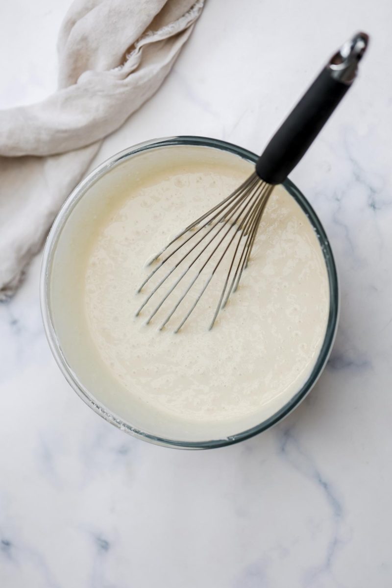 Air fryer pancake batter.