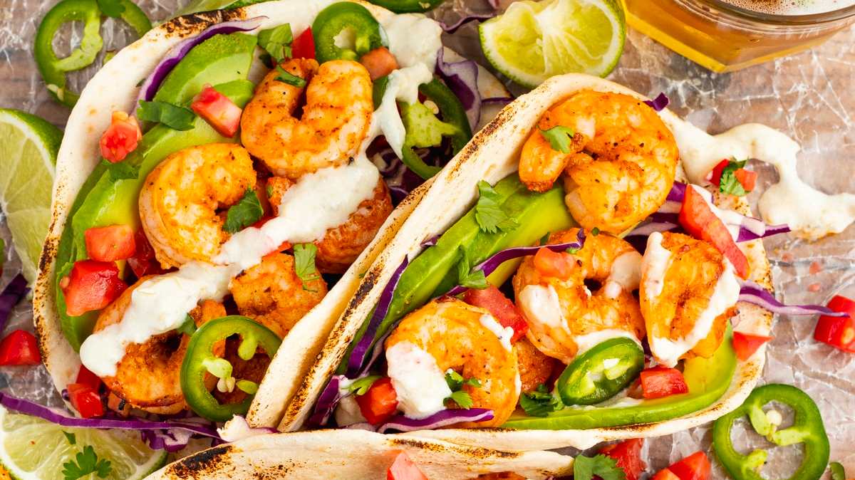 Air Fryer Shrimp Tacos.