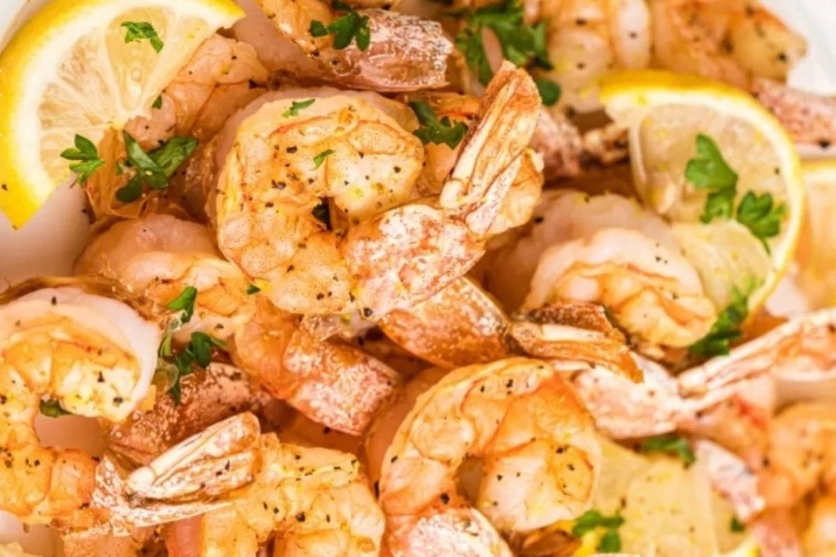 Air Fryer Lemon Pepper Shrimp