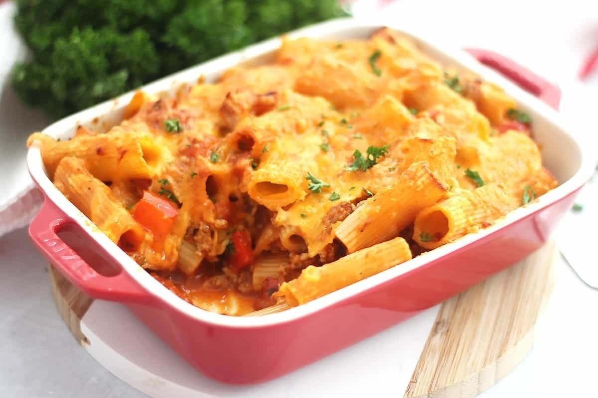 Air Fryer Pasta Bake