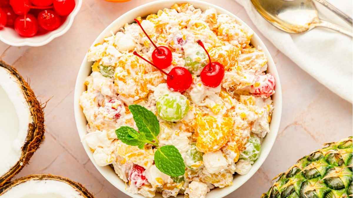 Ambrosia Fruit Salad.