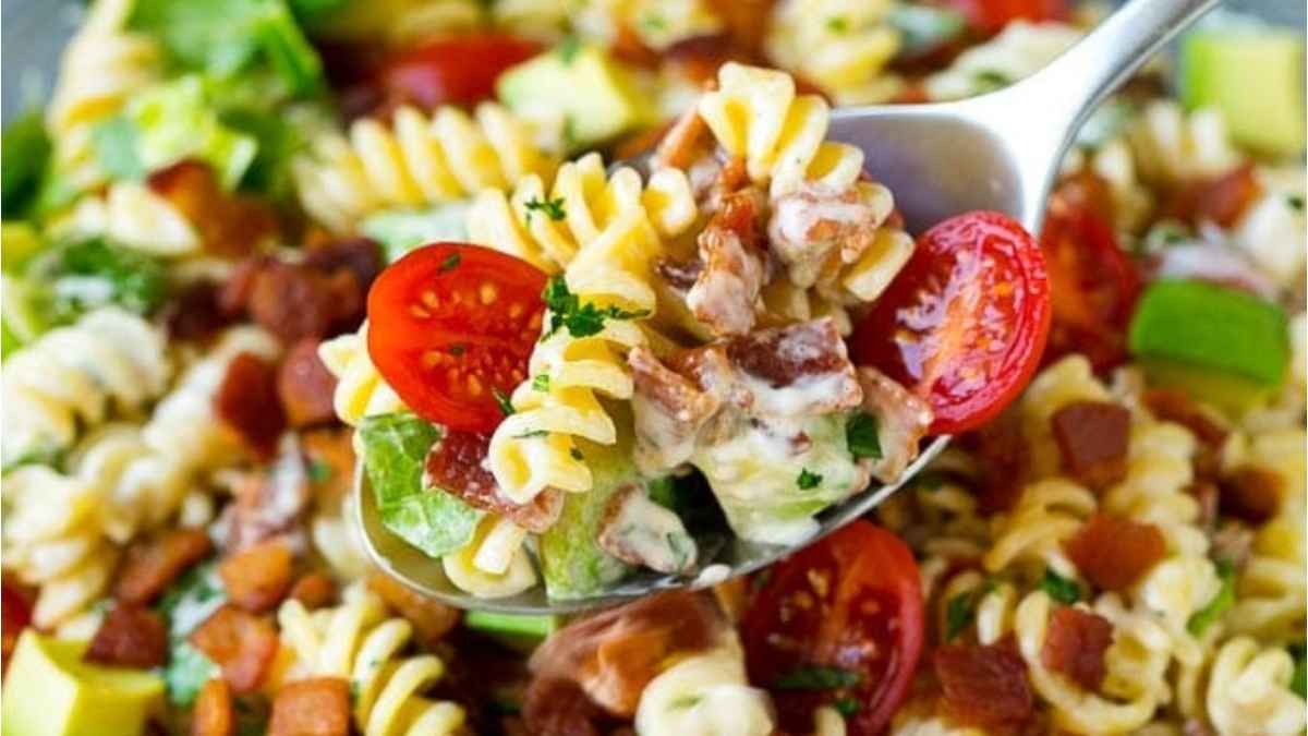 BLT Pasta Salad. 