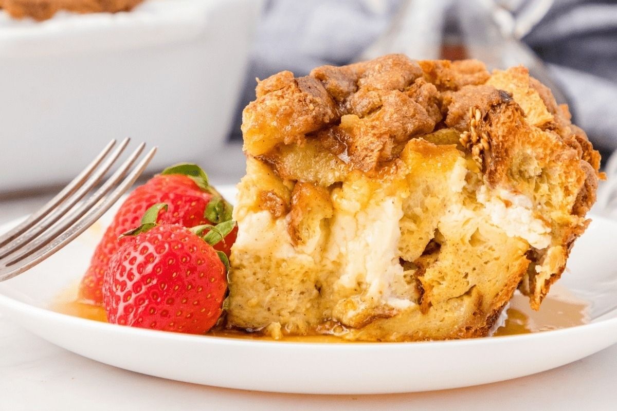 Baked French Toast Casserole With Cream Cheese Filling