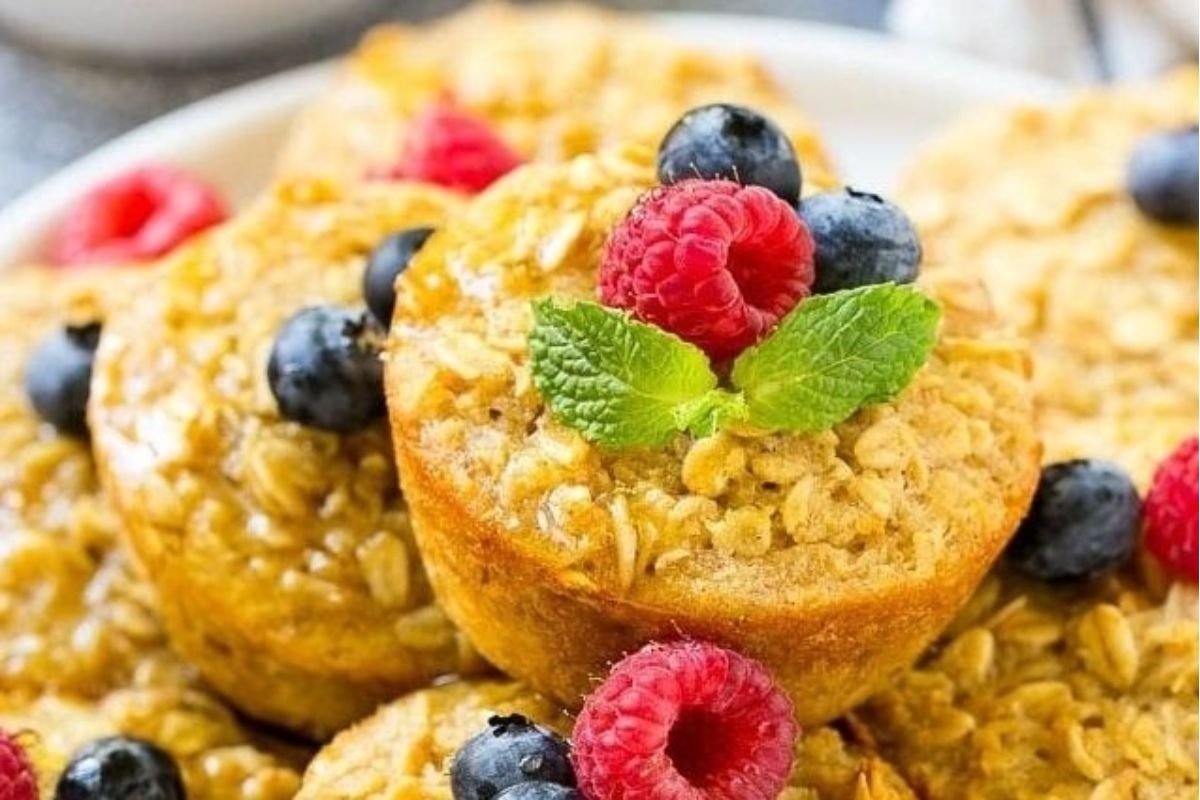 Baked Oatmeal Cups. 