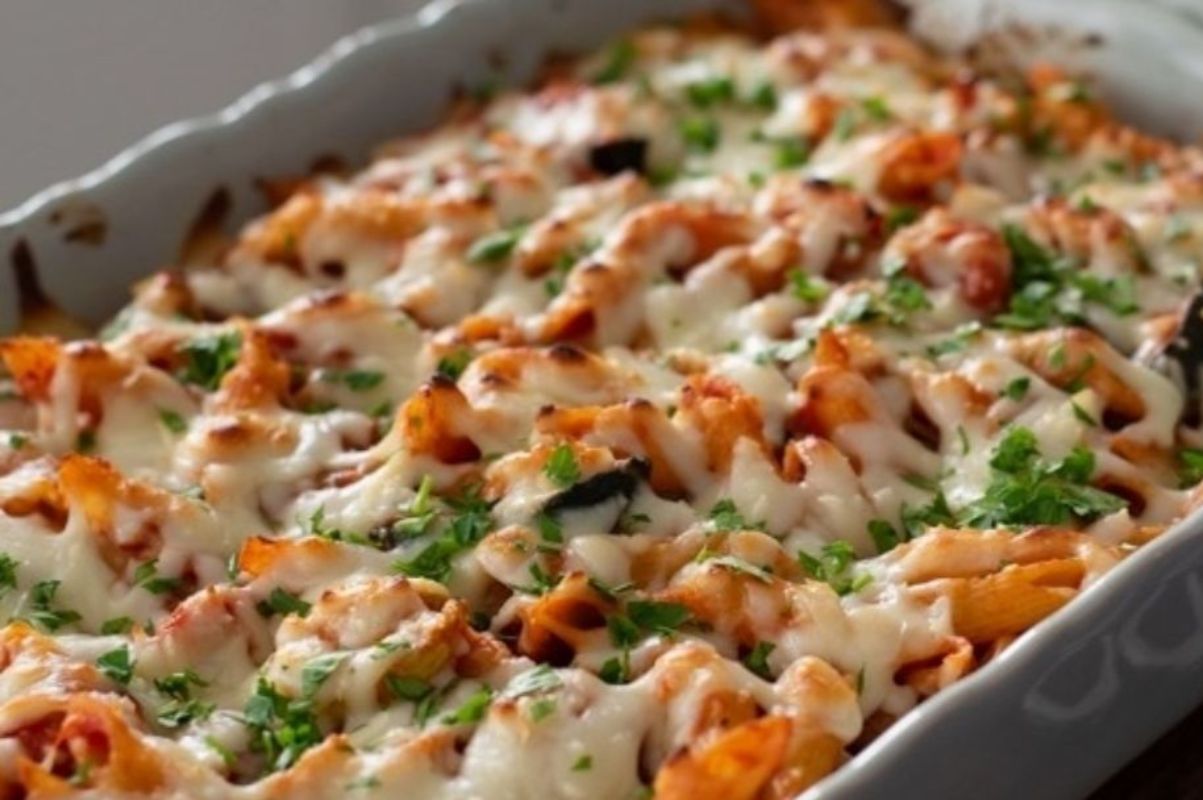 Baked Pasta With Ricotta And Roasted Vegetables