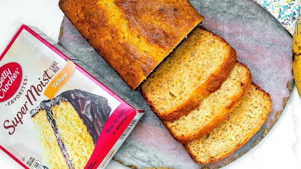Banana Bread With Cake Mix Recipe.