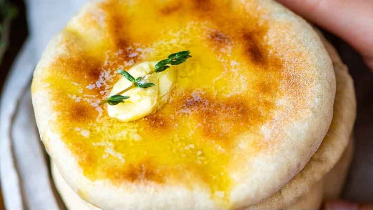 Turkish Flat Bread Bazlama Recipe.