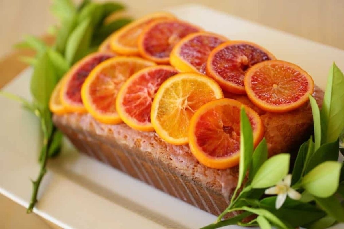 Blood Orange Pound Cake
