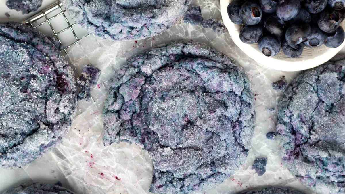 Blueberry Cookies. 