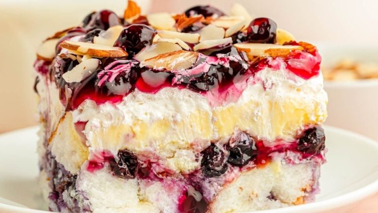 Blueberry Heaven On Earth Cake.
