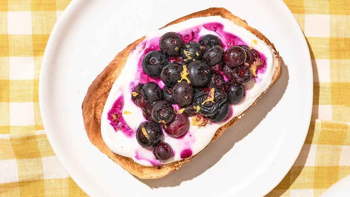 Blueberry Toast. 