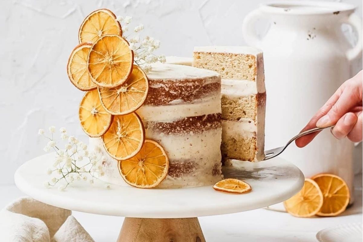 Brown Butter Orange Cardamom Layer Cake