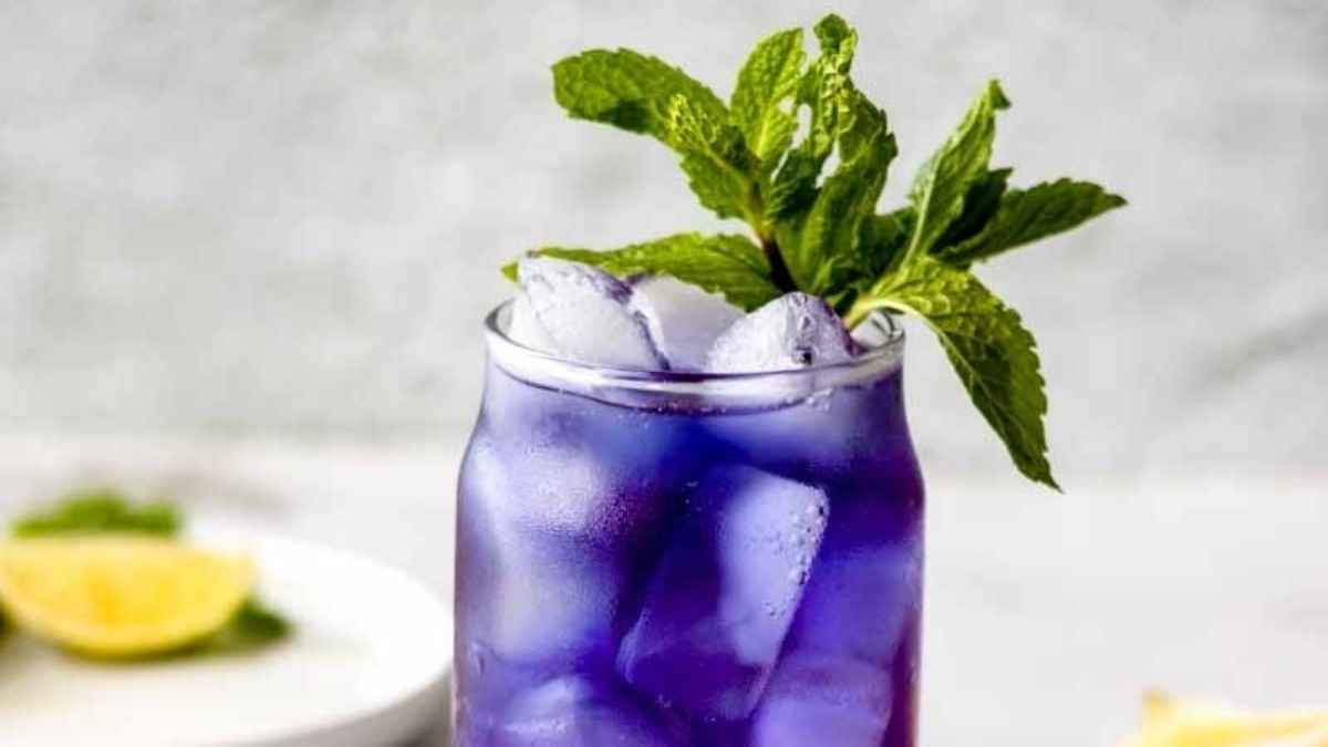 Butterfly Pea Flower Mocktail.