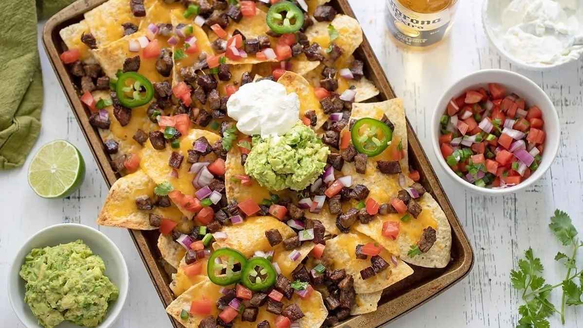 Carne Asada Nachos.