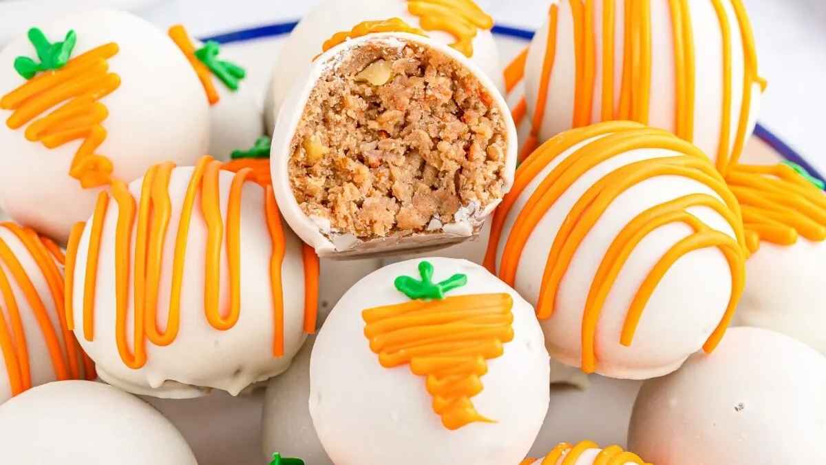 Carrot Cake Cheesecake Bites Recipe.