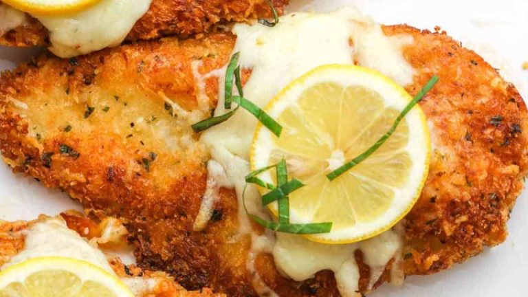 Crispy Crusted Chicken Romano.
