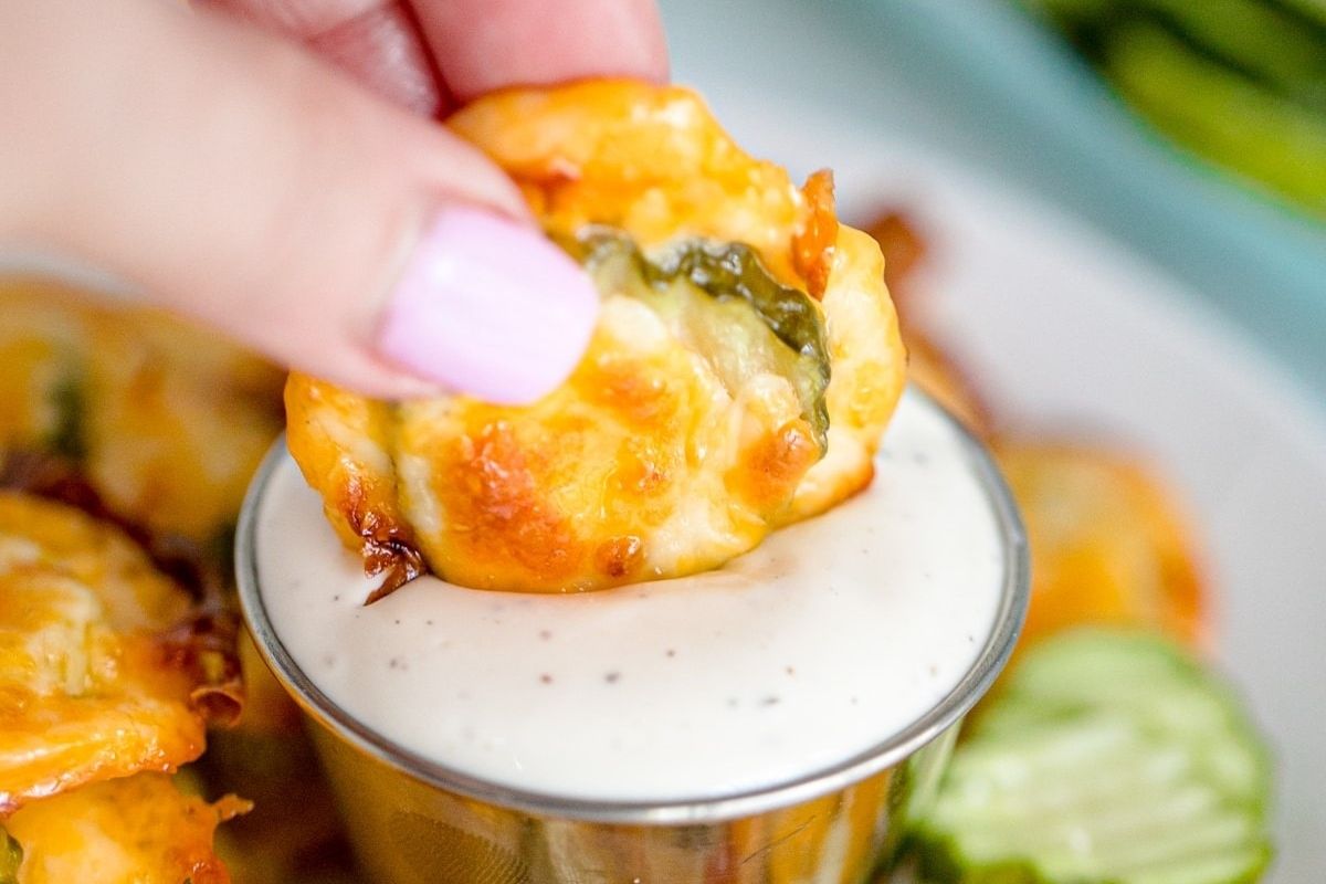 Cheesy Pickle Chips